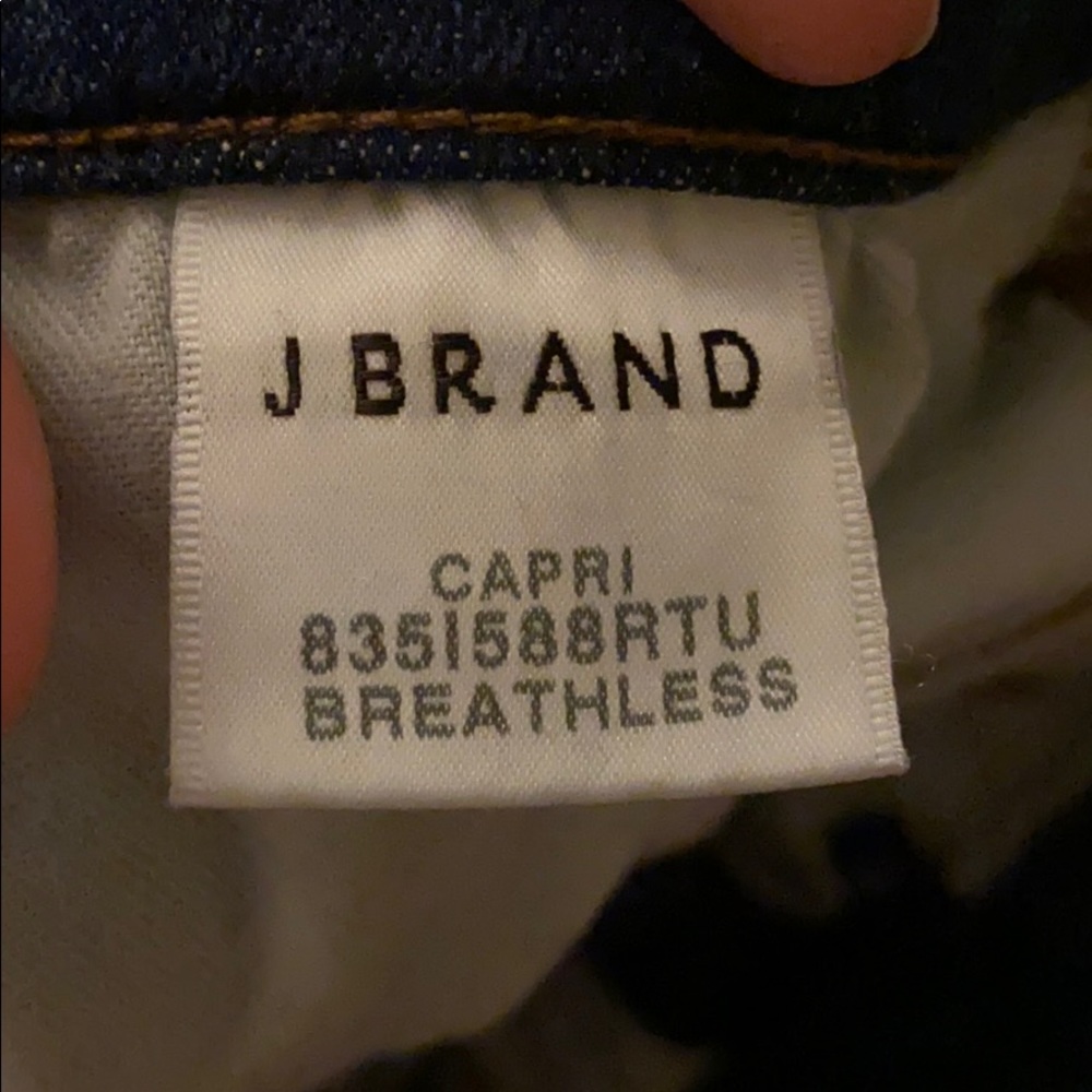 J Brand Breathless Mid Rise Capri Jeans - Picture 4 of 4